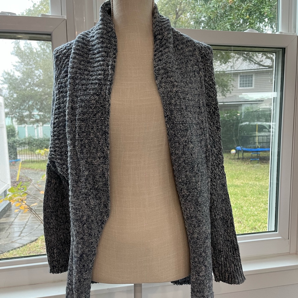 Euc Hollister Blue Open Cardigan Xs/S